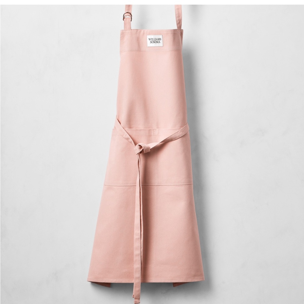 NWT Williams Sonoma Apron Dusty Rose